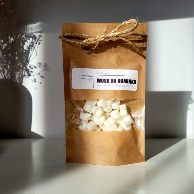 wosk do kominka cytrynowa babeczka