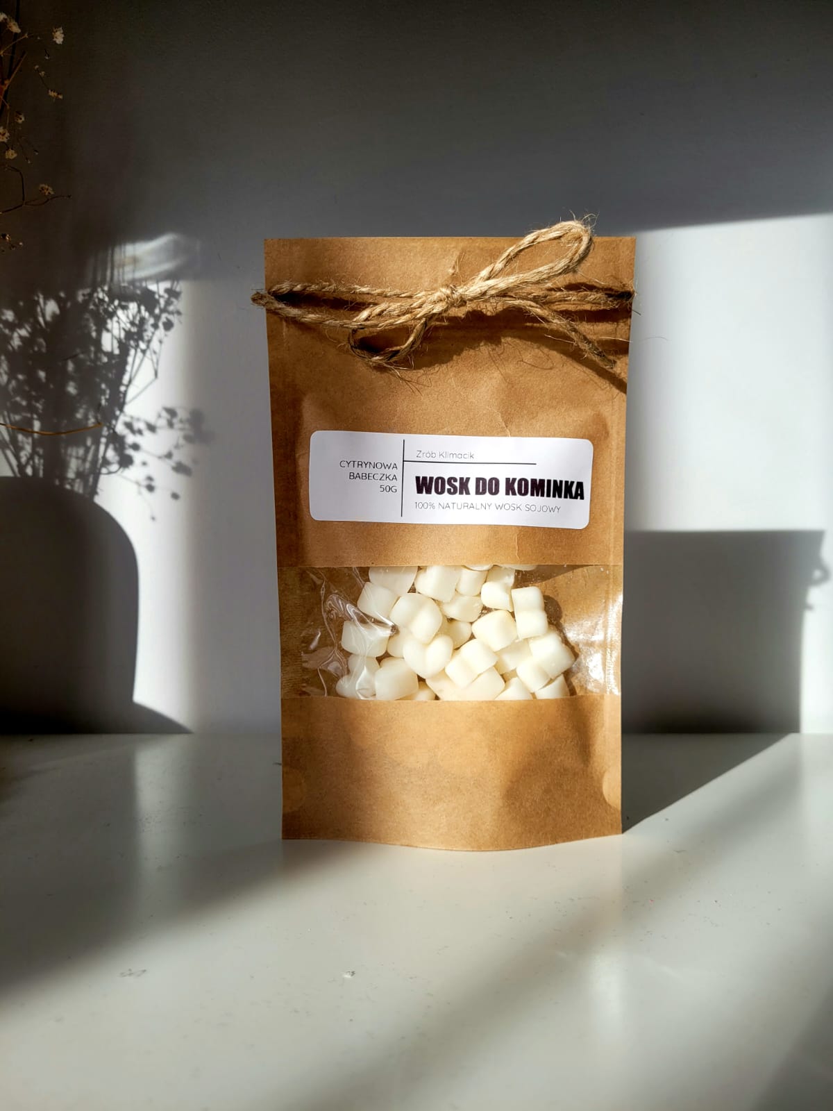 wosk do kominka cytrynowa babeczka