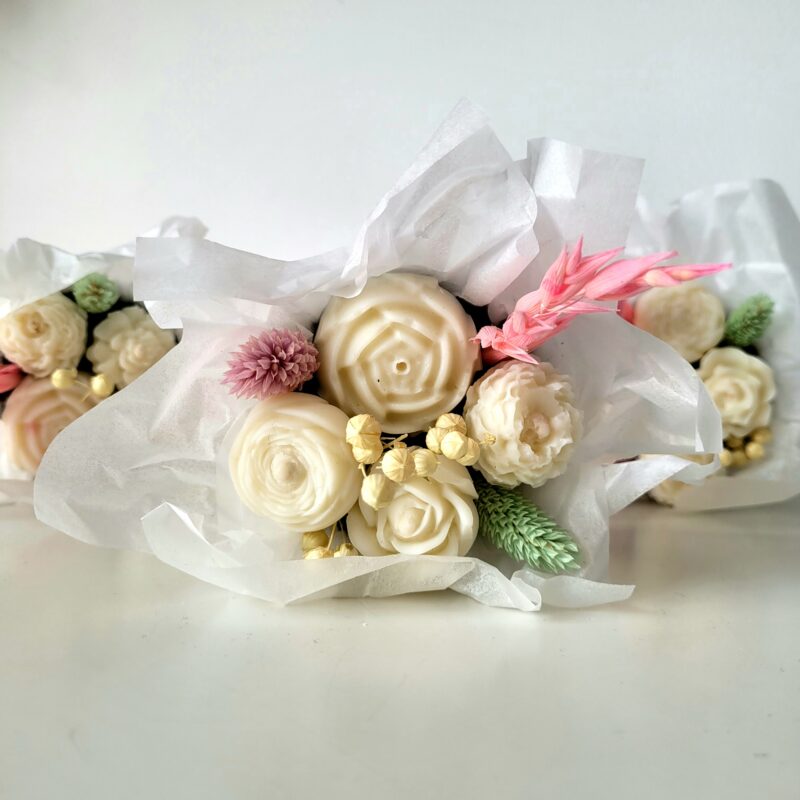 naturalne woski zapachowe w gipsowym pojemniku