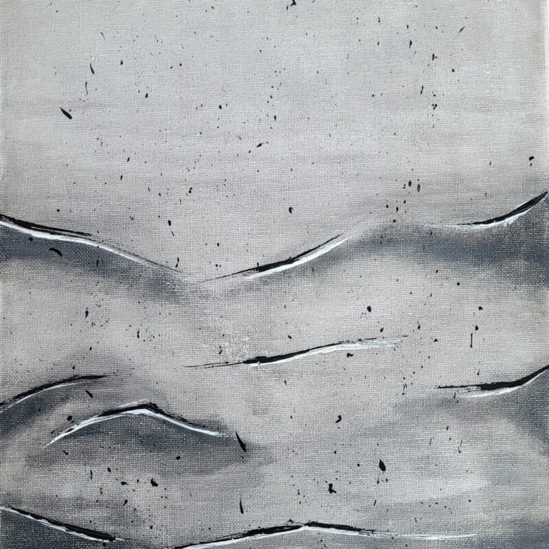 Obraz akrylowy „Linie Spokoju” – minimalistyczna sztuka inspirowana naturą