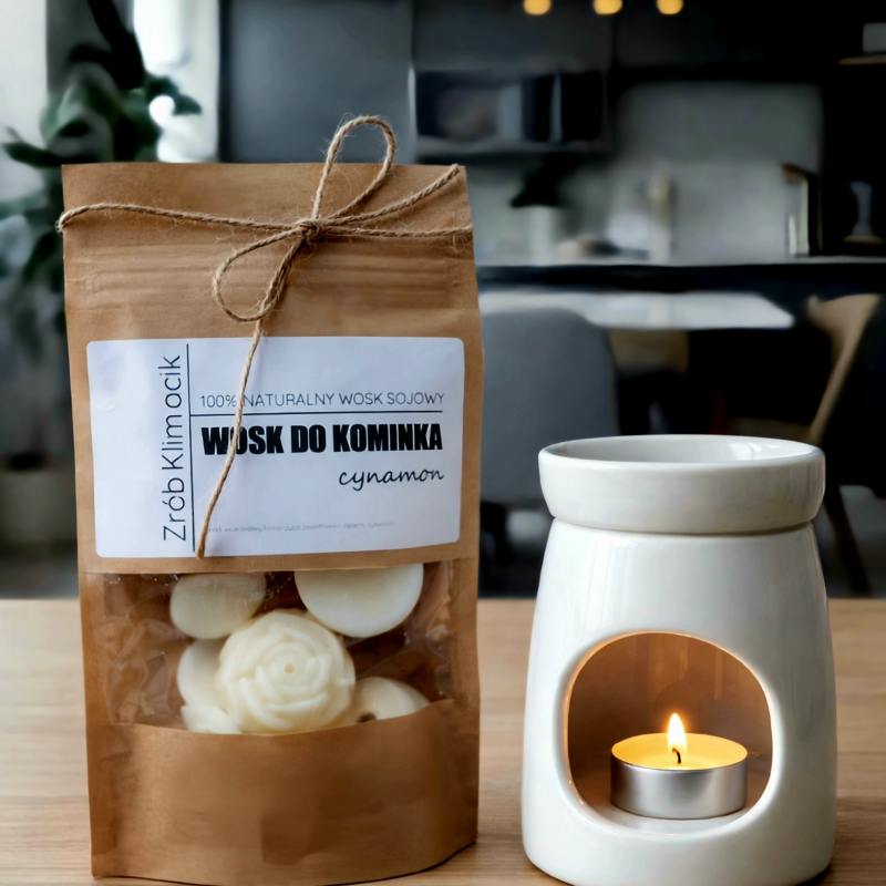 wosk do kominków cynamon